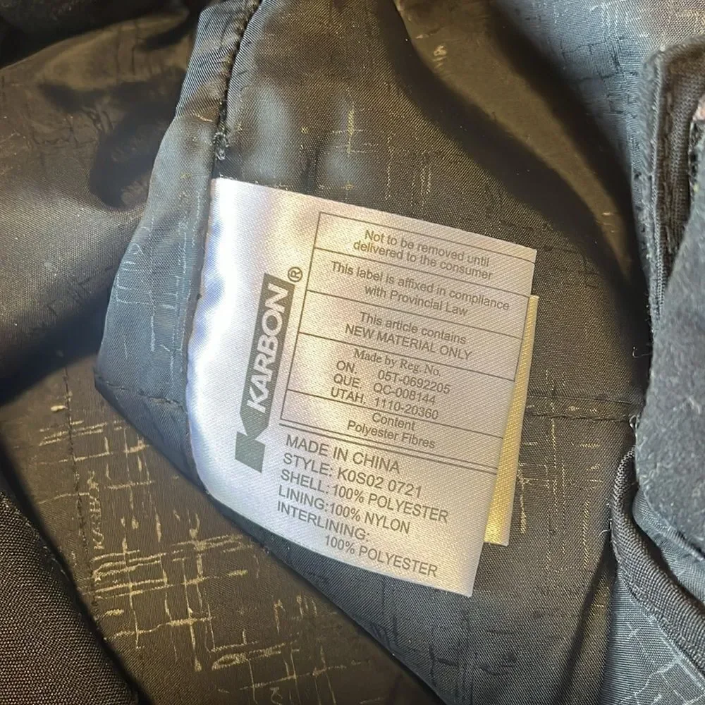 EXCELLENT CONDITION WOMEN’S SIZE 8 BLACK KARBON PRISM INSULATED SKI/SNOWPANTS